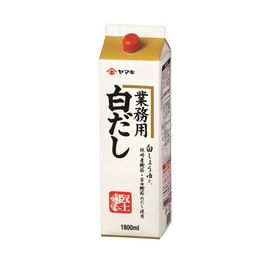 [Gaon] Yamaki Shirodashi 1.8L commercial white soy sauce Shiradashi Japanese white soy sauce tsuyu_white dashi, shiradasi, white soy sauce, tsuyu, product, yaki, Japanese cuisine